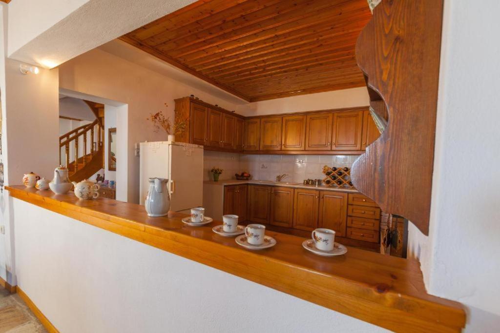 Eremia Rustic House - Entire Villa In Pelion Makrinitsa Bagian luar foto